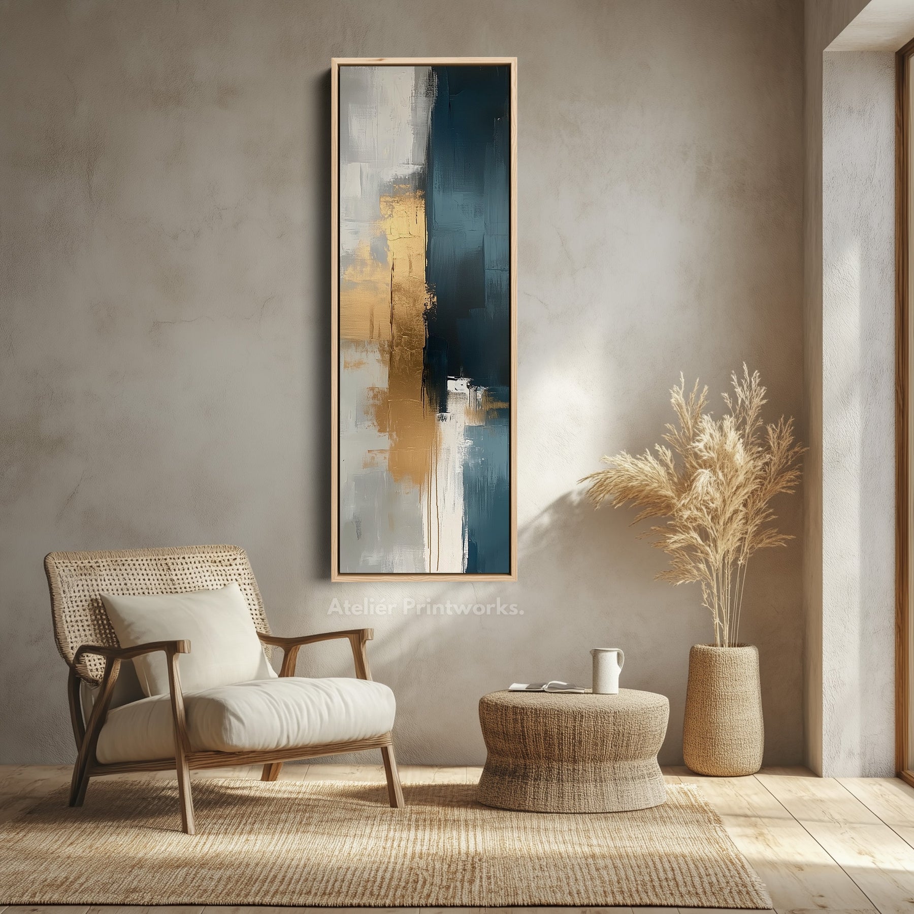 Narrow Gold Wall Art