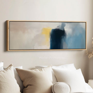 Long Narrow Abstract Wall Art - Horizontal Wall Art - Atelier Printworks