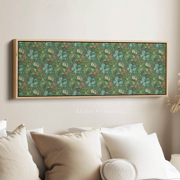 Horizontal Long Wall Decor William Morris Golden Lily - Atelier Printworks