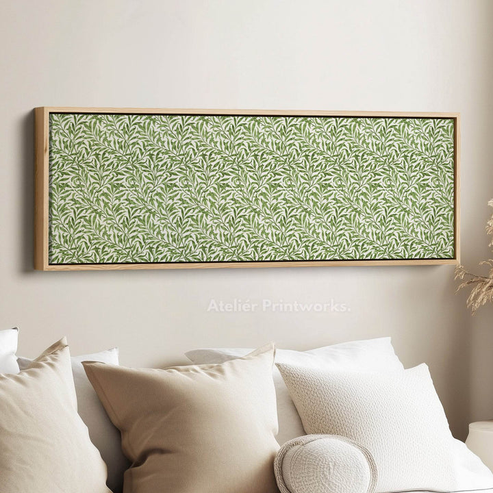 Botanical William Morris Willow Bough Narrow Long Wall Decor - Atelier Printworks