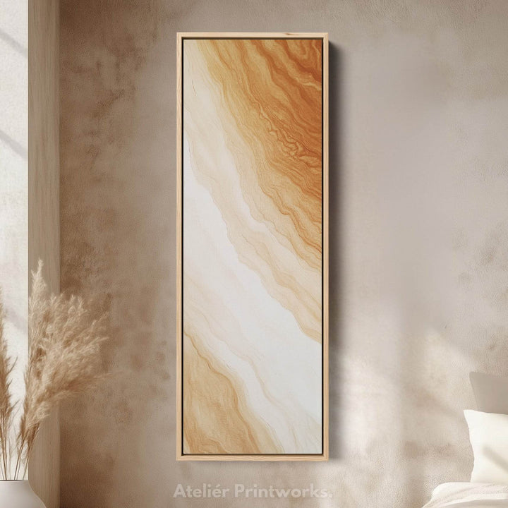Minimalist Large Painting Vertical Long Wall Art Large Canvas Decor - Atelier Printworks