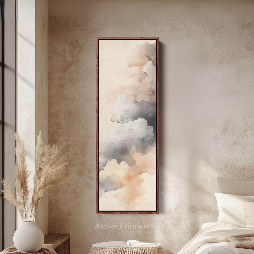 Tall Skinny Vertical Cloud Wall Art - Atelier Printworks