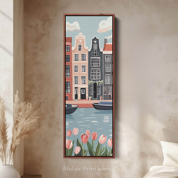 Amsterdam Vertical Bedroom Wall Art - Atelier Printworks