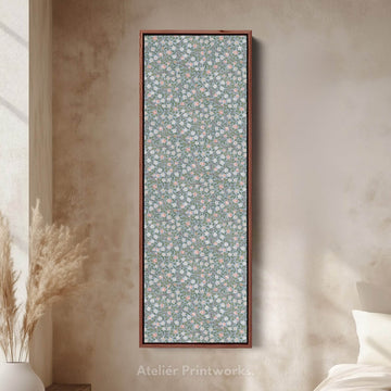William Morris Clover Vertical Long Narrow Wall Art - Atelier Printworks
