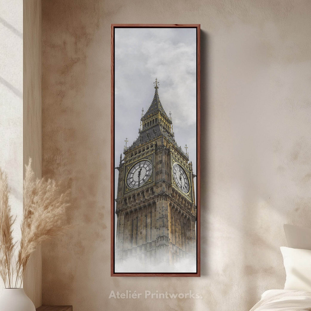 Big Ben London Framed Vertical Wall Art - Atelier Printworks