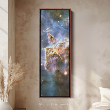 Vertical Wall Decor Hubble Nebula NASA Photograph - Atelier Printworks
