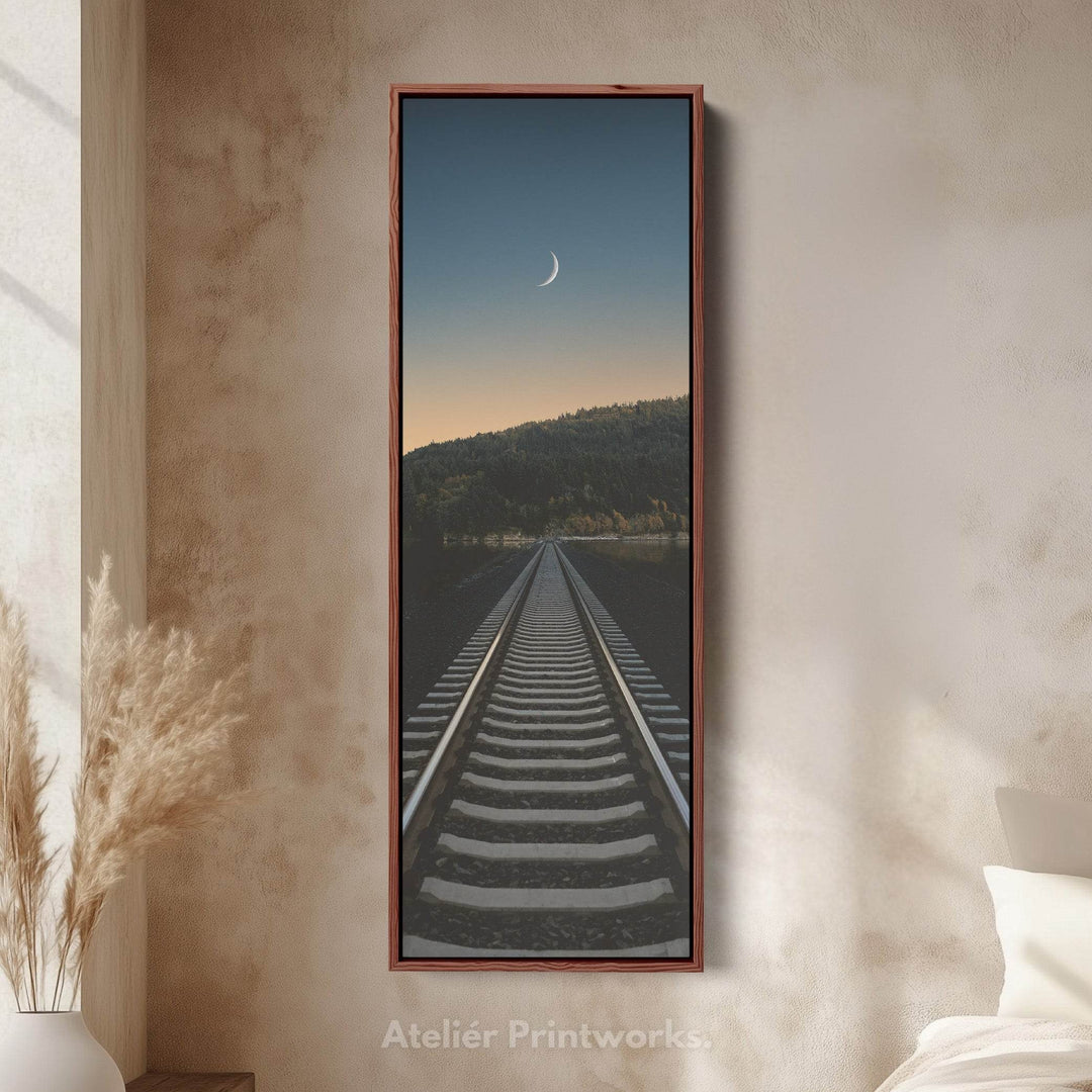Railway Narrow Vertical Wall Art - Atelier Printworks