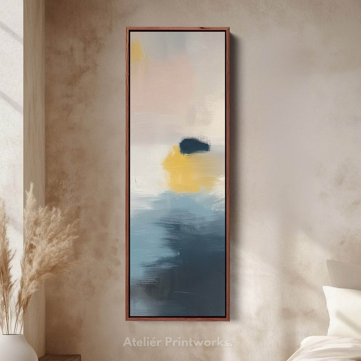 Abstract Pastel Long Vertical Wall Decor - Atelier Printworks