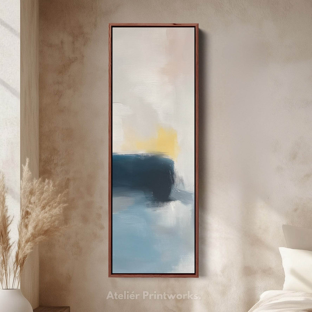 Tall Narrow Vertical Pastel Abstract Wall Art - Atelier Printworks