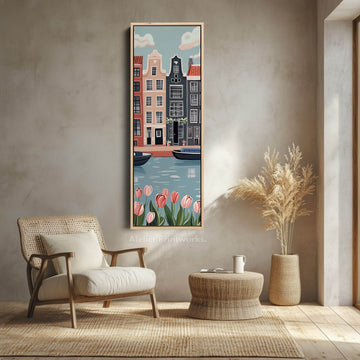 Amsterdam Vertical Bedroom Wall Art - Atelier Printworks