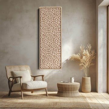 Leopard Print Vertical Tall Long Wall Art - Atelier Printworks