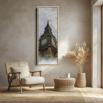 Big Ben London Framed Vertical Wall Art - Atelier Printworks
