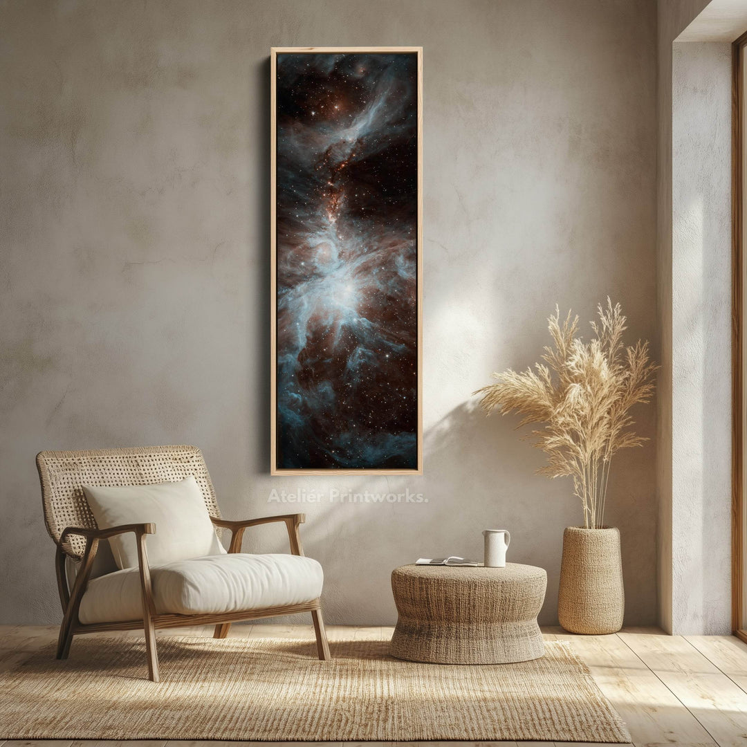Hubble Nebula NASA Photograph Vertical Wall Decor - Atelier Printworks