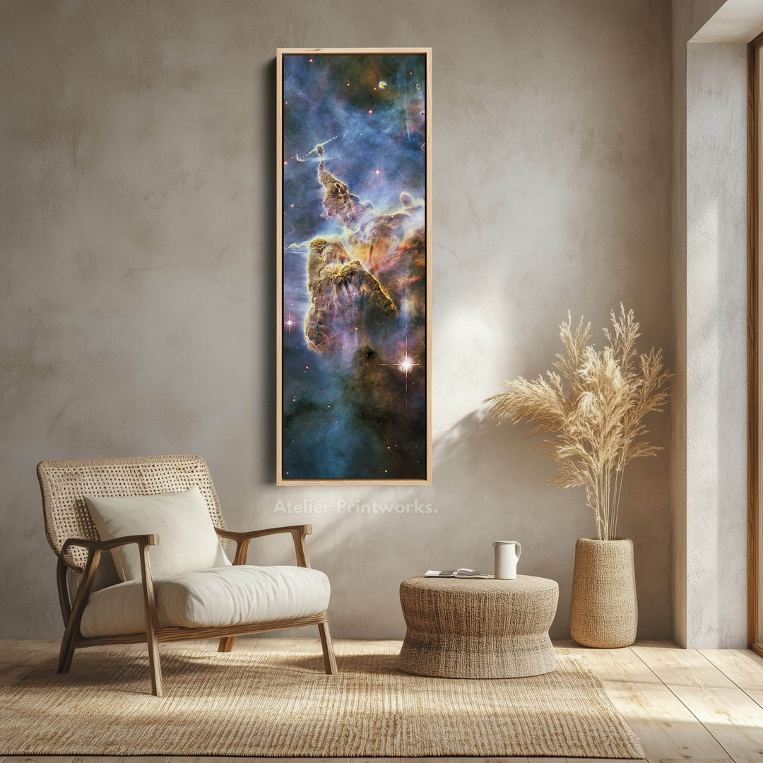 Vertical Wall Decor Hubble Nebula NASA Photograph - Atelier Printworks