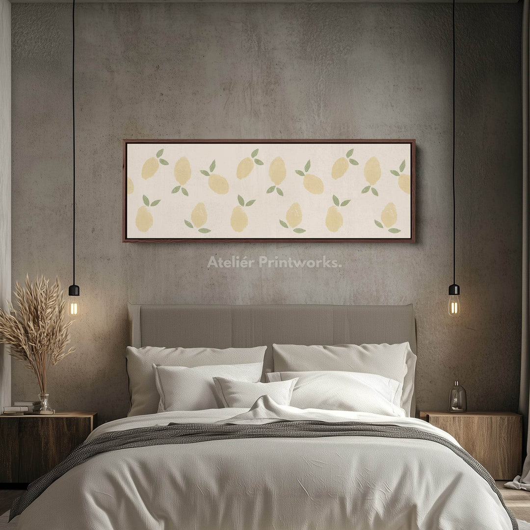 Narrow Long Kitchen Wall Art Lemons - Atelier Printworks