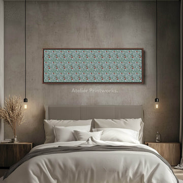 Panoramic Wall Art William Morris Arbutus Botanical - Atelier Printworks