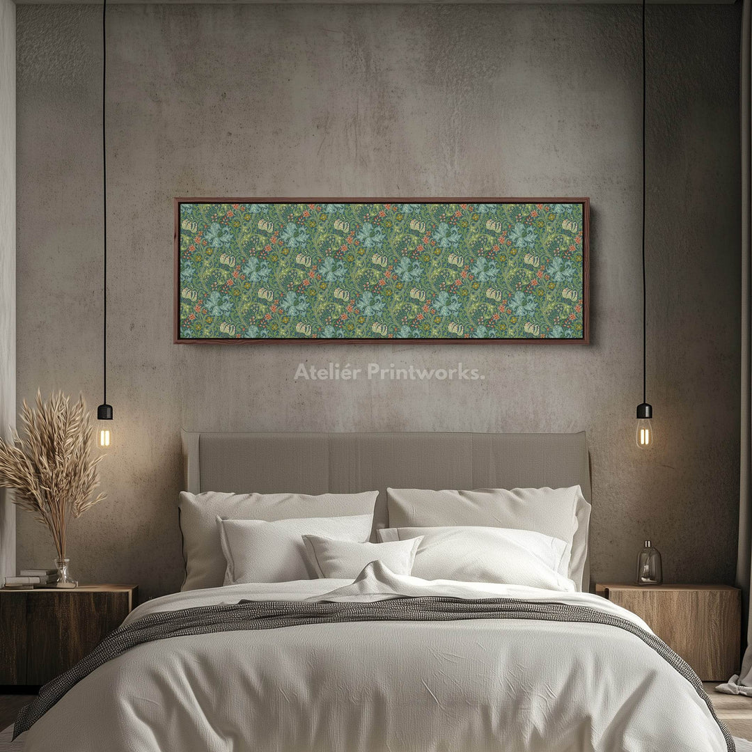 Horizontal Long Wall Decor William Morris Golden Lily - Atelier Printworks