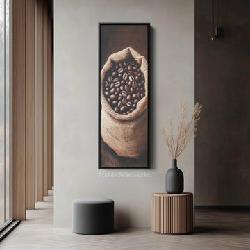 Vertical Decor Coffee Shop Wall Art Tall Slim - Atelier Printworks