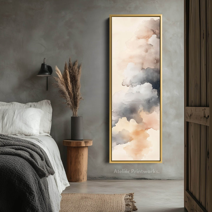 Tall Skinny Vertical Cloud Wall Art - Atelier Printworks