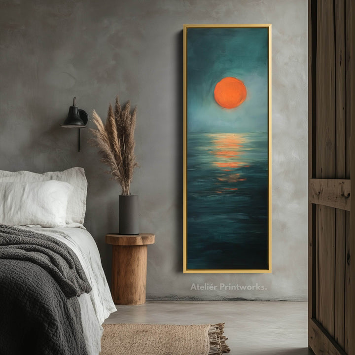 Minimalist Sunset Large Framed Wall Pictures For Living Room - Atelier Printworks