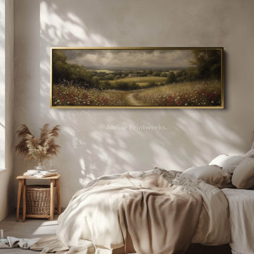 Living Room Horizontal Wall Art Vintage Countryside - Atelier Printworks