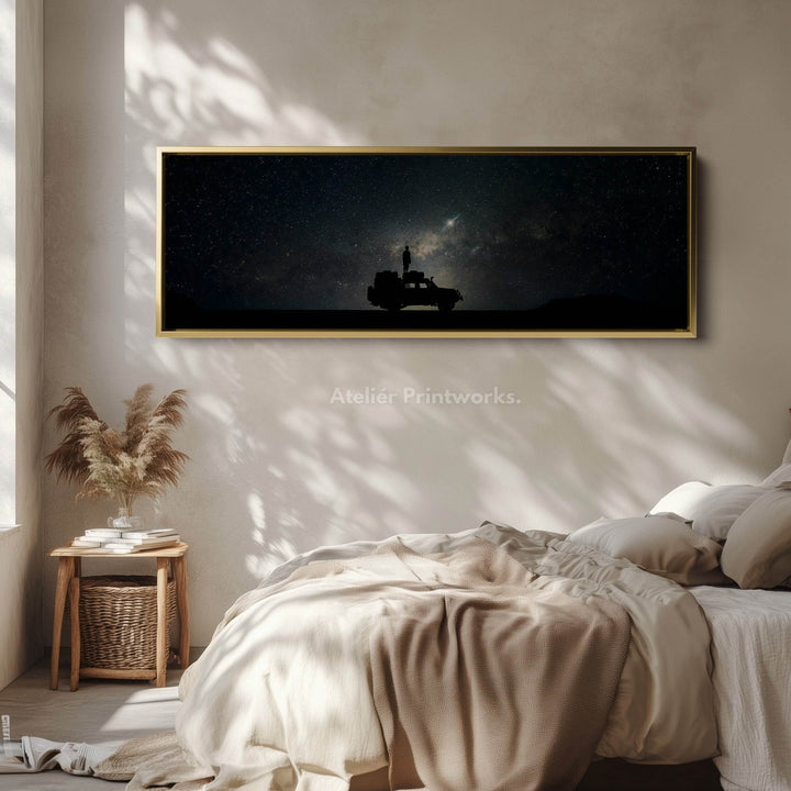 Above Bed Wall Decor Night Sky Long Wall Art - Atelier Printworks