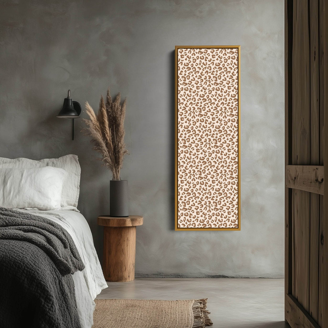 Leopard Print Vertical Tall Long Wall Art - Atelier Printworks