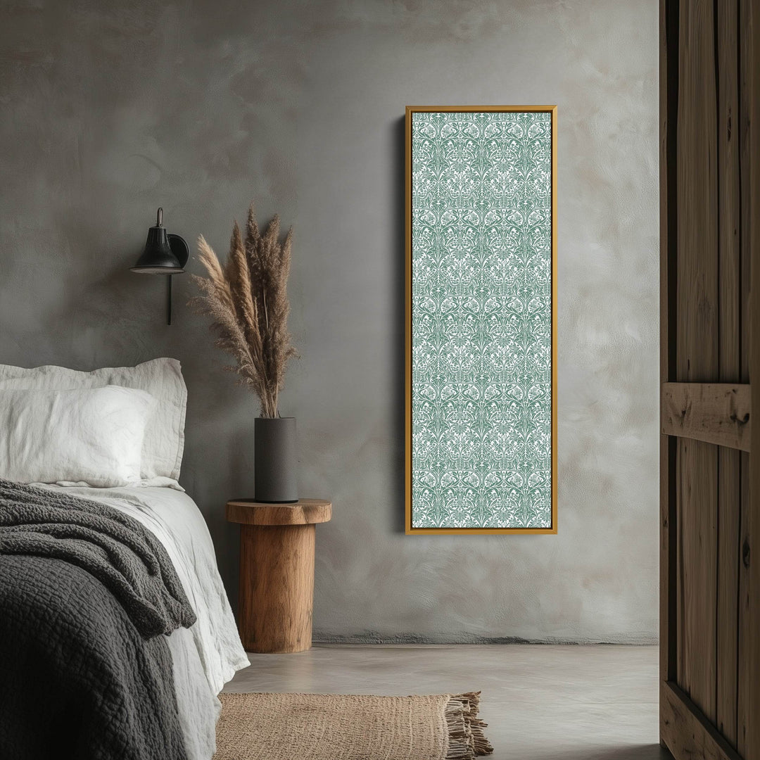 Vertical Long Narrow Wall Art William Morris Bluebell - Atelier Printworks