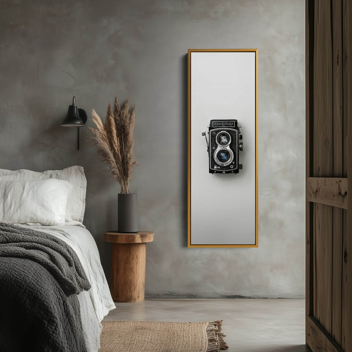 Minimalist Photography Rollieflex Framed Vertical Wall Art - Atelier Printworks
