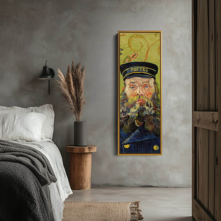 Van Gogh The Postman Narrow Vertical Wall Art - Atelier Printworks