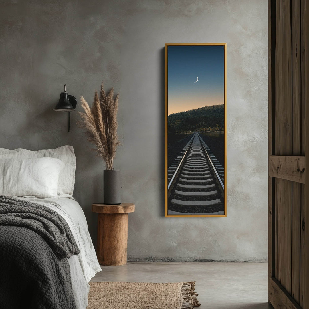 Railway Narrow Vertical Wall Art - Atelier Printworks