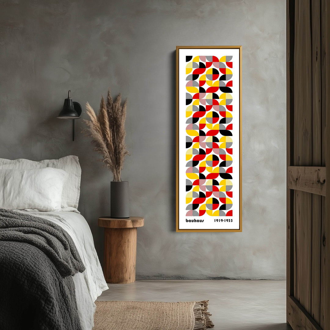 Long Narrow Mid Century Bauhaus Wall Decor - Atelier Printworks