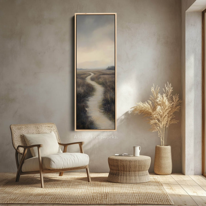 Winding Path Tall Vertical Wall Decor - Atelier Printworks