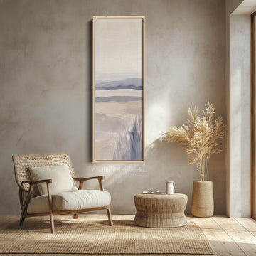 Long Tall Vertical Wall Art - Abstract Landscape Canvas - Atelier Printworks
