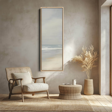 Long Wall Art Abstract Beach Large Canvas Decor - Atelier Printworks