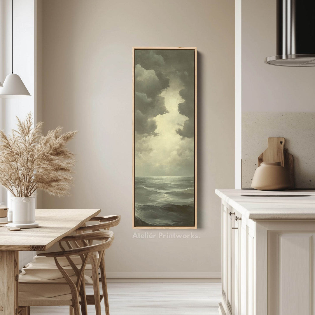 Vintage Sea Painting - Vertical Wall Art - Atelier Printworks