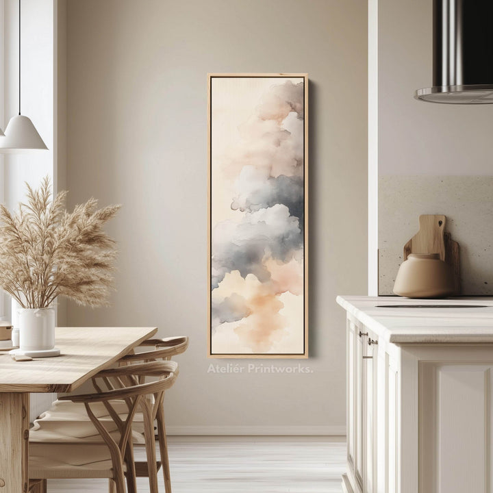 Tall Skinny Vertical Cloud Wall Art - Atelier Printworks