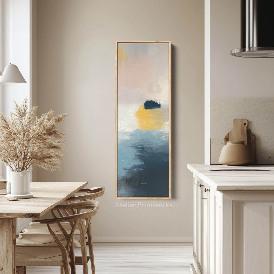 Abstract Pastel Long Vertical Wall Decor - Atelier Printworks