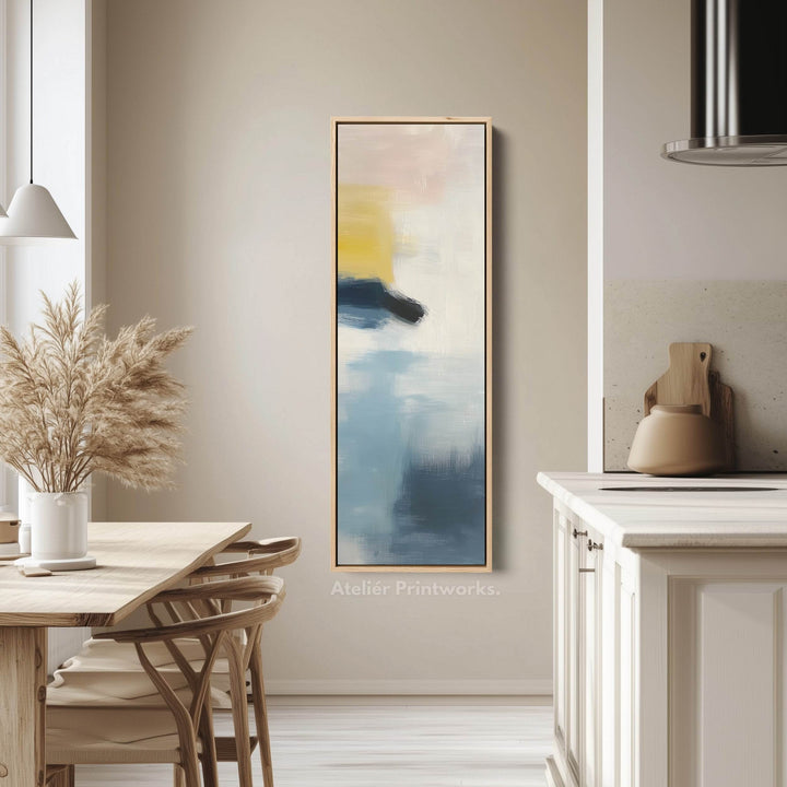 Tall Skinny Vertical Pastel Abstract Wall Art - Atelier Printworks