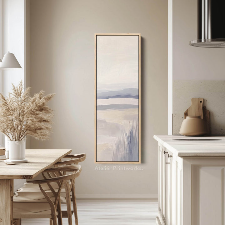 Long Tall Vertical Wall Art - Abstract Landscape Canvas - Atelier Printworks