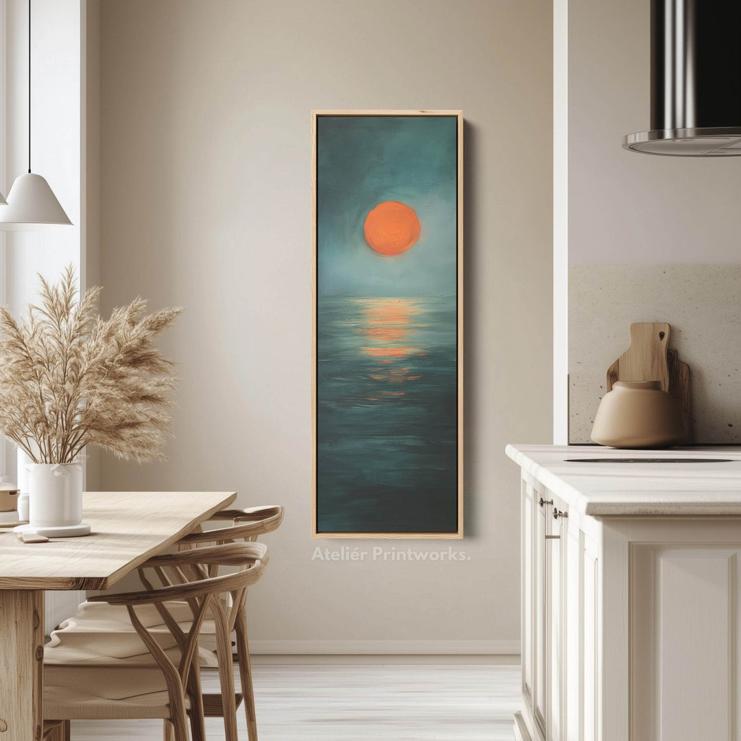 Minimalist Sunset Large Framed Wall Pictures For Living Room - Atelier Printworks