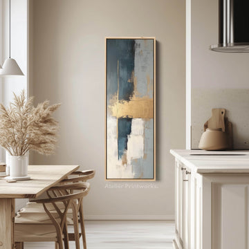 Minimalist Gold Long Vertical Wall Art - Atelier Printworks