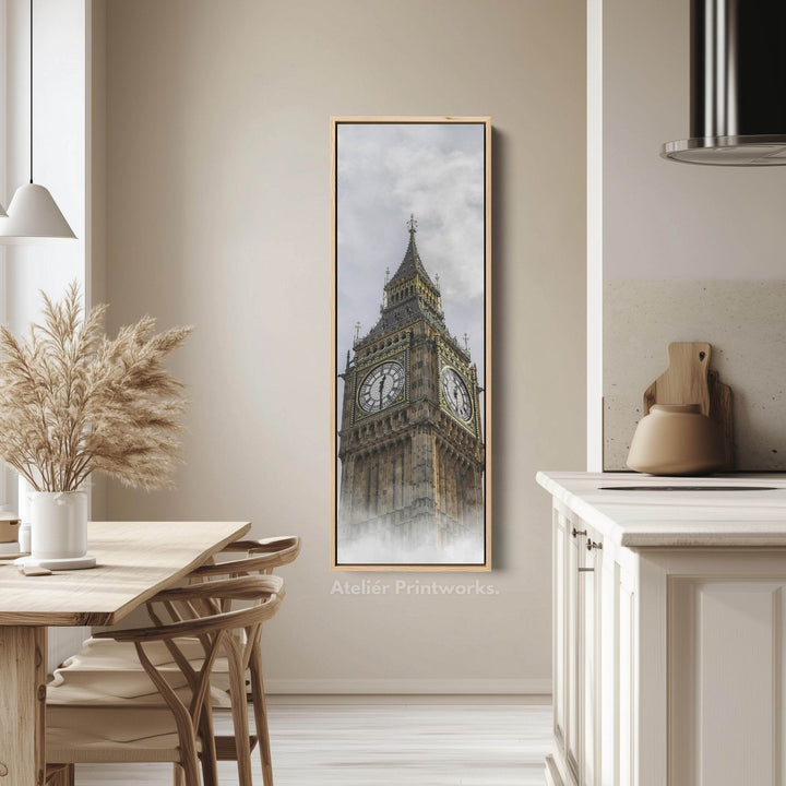 Big Ben London Framed Vertical Wall Art - Atelier Printworks
