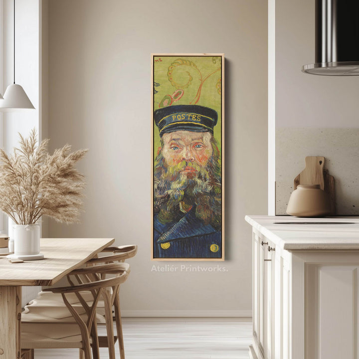 Van Gogh The Postman Narrow Vertical Wall Art - Atelier Printworks