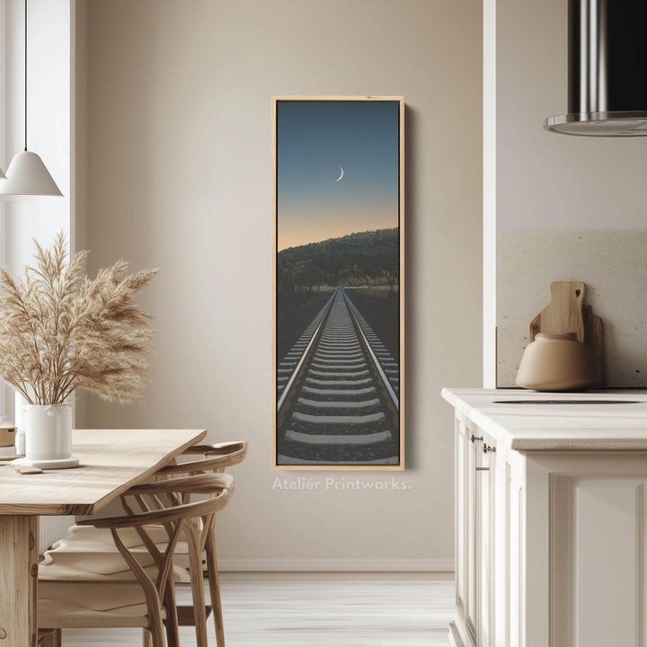 Railway Narrow Vertical Wall Art - Atelier Printworks