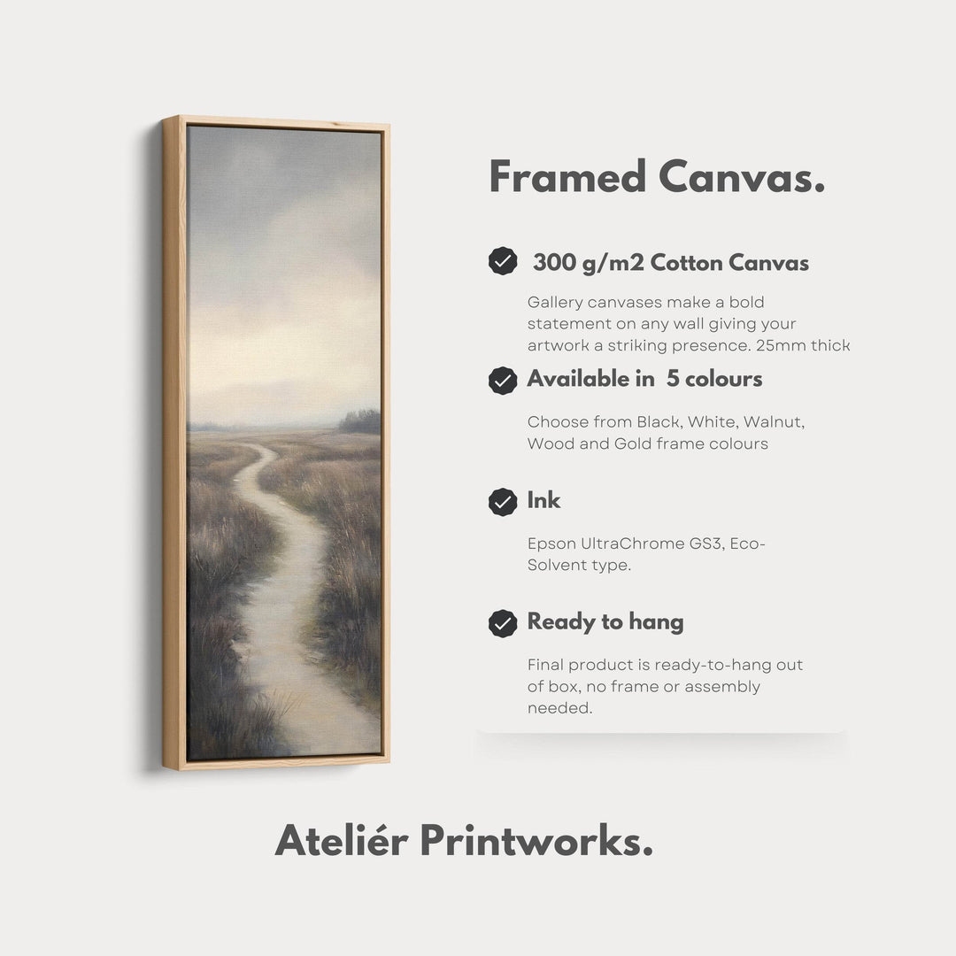 Winding Path Tall Vertical Wall Decor - Atelier Printworks