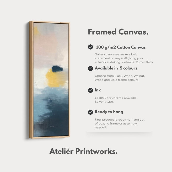 Abstract Pastel Long Vertical Wall Decor - Atelier Printworks
