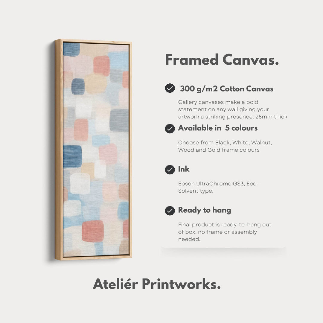 Japandi Inspired Minimalist Vertical Wall Decor - Atelier Printworks