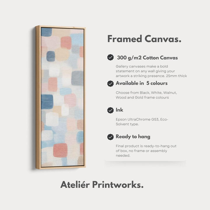 Japandi Inspired Minimalist Vertical Wall Decor - Atelier Printworks