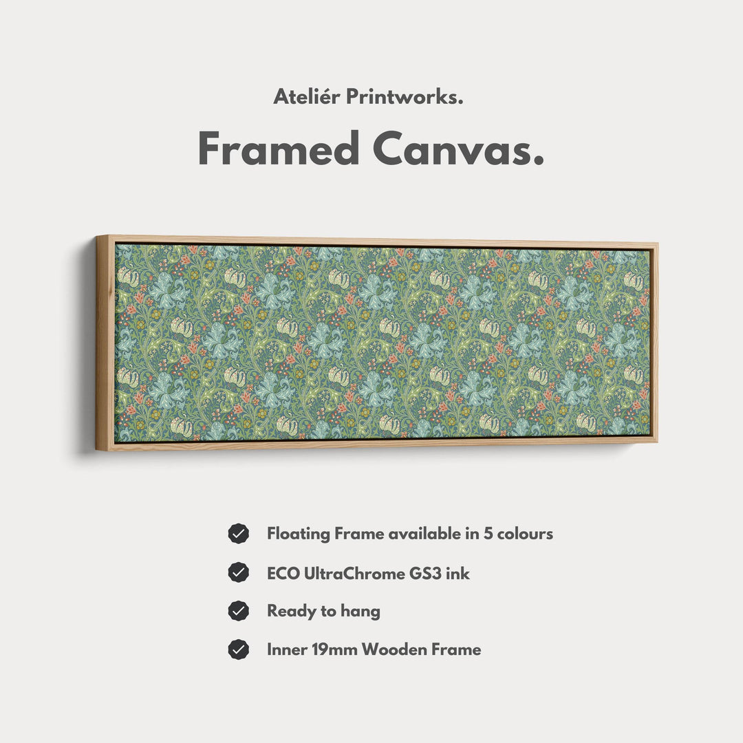 Horizontal Long Wall Decor William Morris Golden Lily - Atelier Printworks